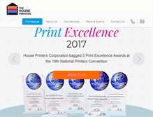 Tablet Screenshot of houseprinters.com